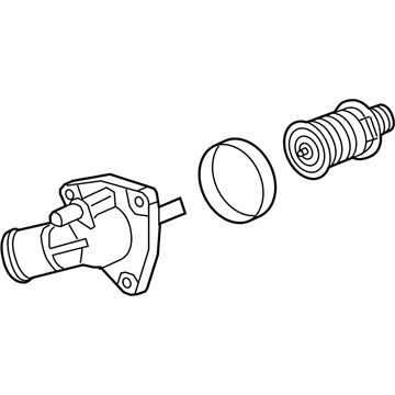 Chevy 12674639 Water Outlet