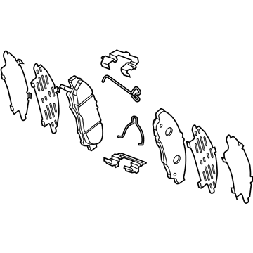 2023 Cadillac XT6 Brake Pad - 85571798