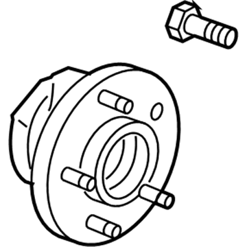 Buick 13552419 Front Hub & Bearing