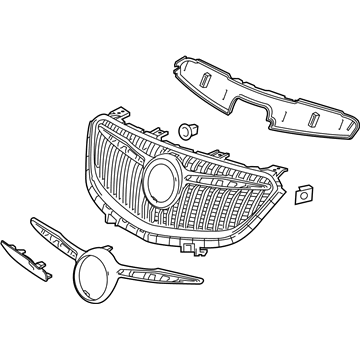 GM 84387502 Grille Assembly, Front