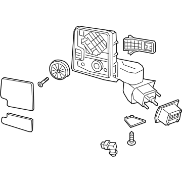 GMC 84944540 Mirror Assembly