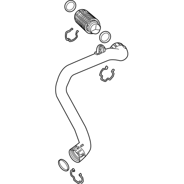 GMC 84157175 Air Inlet Tube