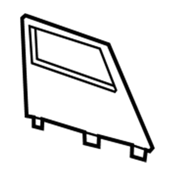 GM 25900869 Door Assembly, Body Side Trim Panel Stowage Compartment