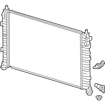 Cadillac 86785339 Radiator