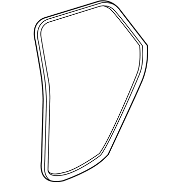 GM 13463943 Weatherstrip Assembly, Rear Side Door (Body Side)