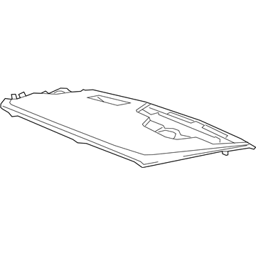 GM 84770037 Hood Assembly, I/P Inst Cstr *Dk Titanium