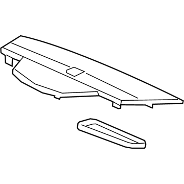 GM 84587337 Extension Assembly, I/P *Dark Titaniu