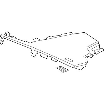 GM 84900144 Panel Assembly, I/P Upr Tr *Maple Sugar