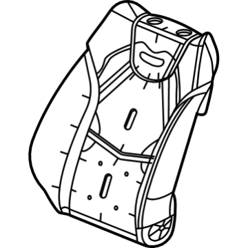 GM 87822068 PAD ASM-F/SEAT BK