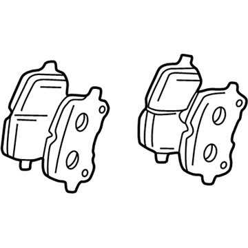 Pontiac 88972096 Brake Pads