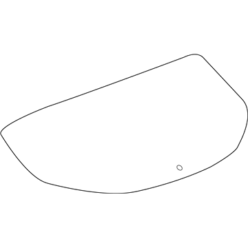 Chevy 39098044 Rear Glass