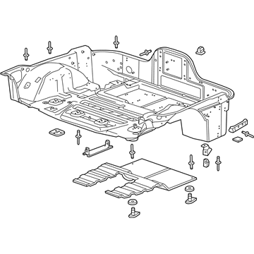 2018 Chevy Corvette Floor Pan - 84153100