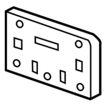 Cadillac 22740617 License Bracket