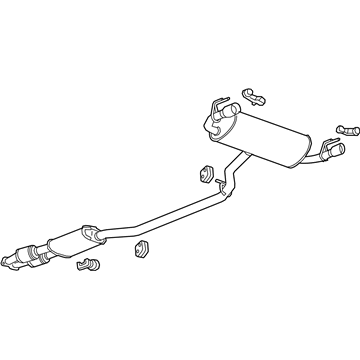 GM 85154363 MUFFLER ASM-EXH (W/ EXH AFTERTREATMENT)