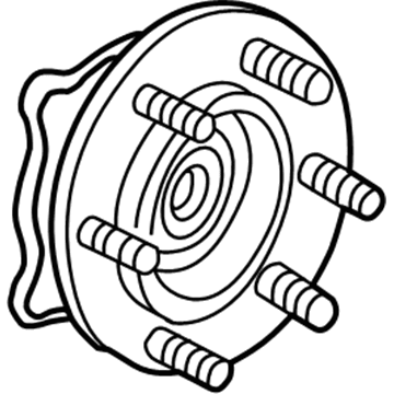 GMC 84856648 Hub & Bearing