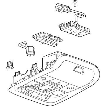 Chevy 39075288 Overhead Console