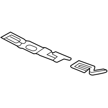 Chevy 42547571 Nameplate