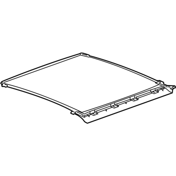 GM 22926557 Sunshade Assembly, Sun Roof *Platinum