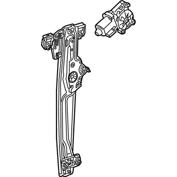 GMC Sierra 1500 Window Regulator - 86818089