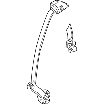 GM 19150461 Belt Kit,Passenger Seat (Retractor Side) *Light Gray *Gray