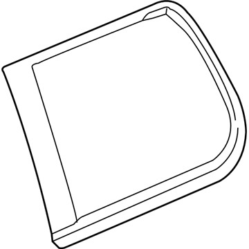 GM 20772079 Molding Assembly, Rear Side Door Window Reveal