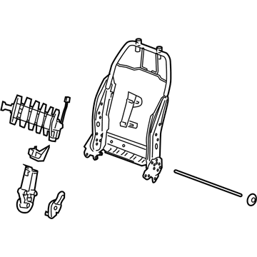 Cadillac 25807063 Frame Assembly