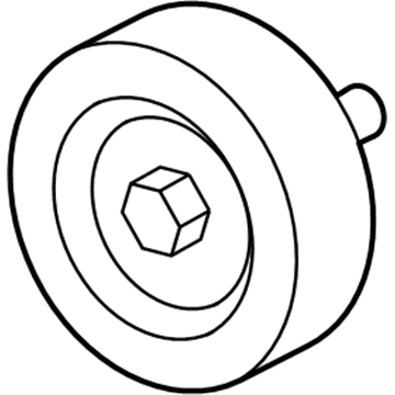 Chevy 12597468 Idler Pulley