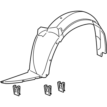 Chevy 15845960 Fender Liner