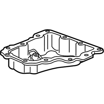 Chevy 12637773 Lower Oil Pan