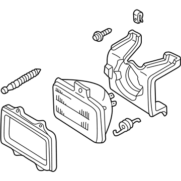 Chevy 16524809 Headlamp Assembly