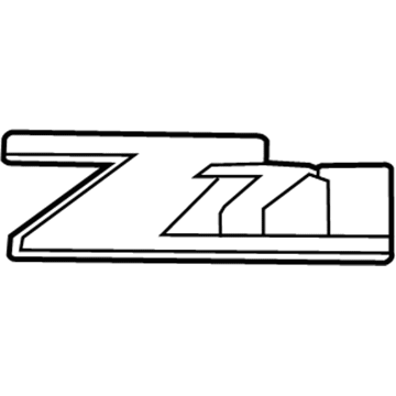 Chevy 22774903 Decal