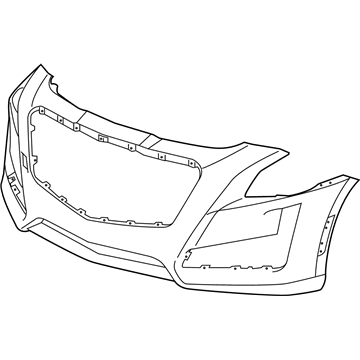 Cadillac 84033408 Bumper Cover