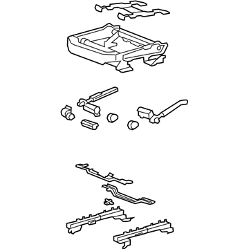 GM 25941135 Frame Assembly, Driver Seat Cushion