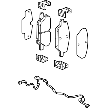 GM 84962689 Pad Kit, Front Disc Brk