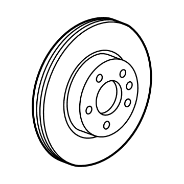 2018 Cadillac CTS Brake Disc - 13547575