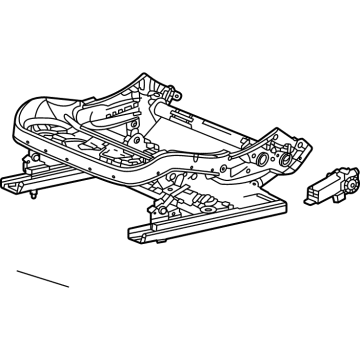 Cadillac 13507505 Seat Track