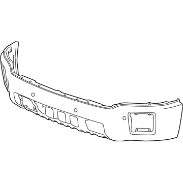 GMC 22902307 Front Bumper