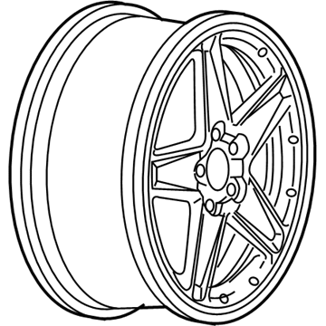 Chevy 9595562 Wheel, Alloy