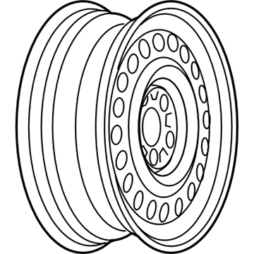 Chevy 20989817 Wheel, Steel