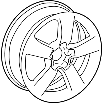 Chevy 9595808 Wheel, Alloy