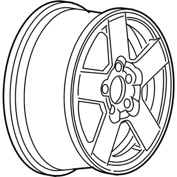 Chevy 9595553 Wheel, Alloy