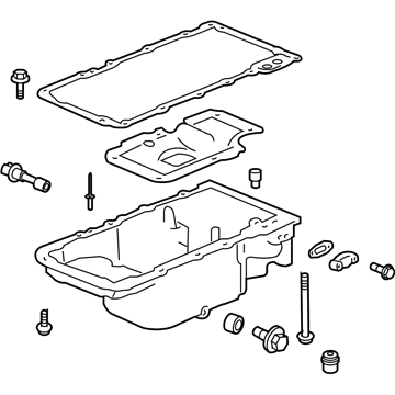 Pontiac 12640748 Oil Pan