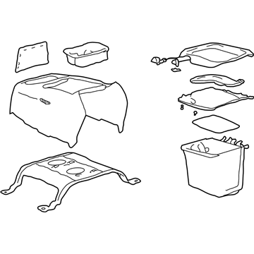 GM 15060443 Compartment Assembly, Front Floor R