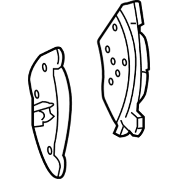 Cadillac 19152665 Rear Pads