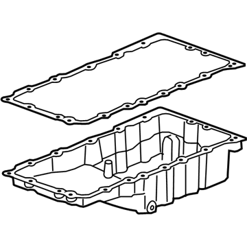 Chevy 12624617 Oil Pan