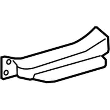 Pontiac 19204196 Rear Sill Plate