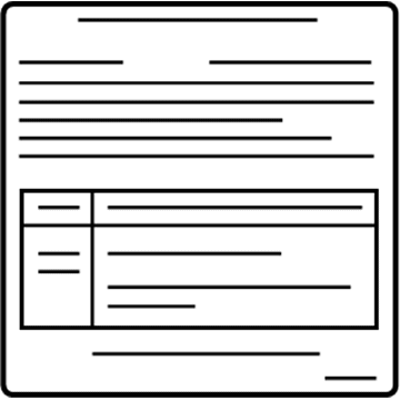 Chevy 96440095 Emission Label