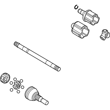 Cadillac 88957150 Axle Assembly