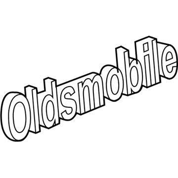 Oldsmobile Bravada Emblem - 15679071