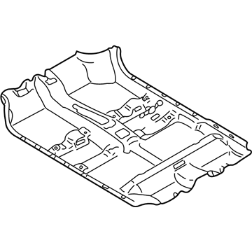 GM 15272774 Carpet Assembly, Floor Panel *Neutral